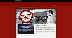 Desktop Screenshot of chuckmanfilms.com