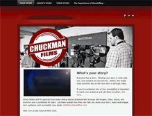 Tablet Screenshot of chuckmanfilms.com